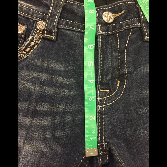 MISS ME JEANS SIGNATURE BOOT SZ 28 W 30 L or 32L - Picture 6 of 7